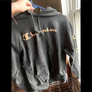 Gold and Black limited edition CHAMPION hoodie
